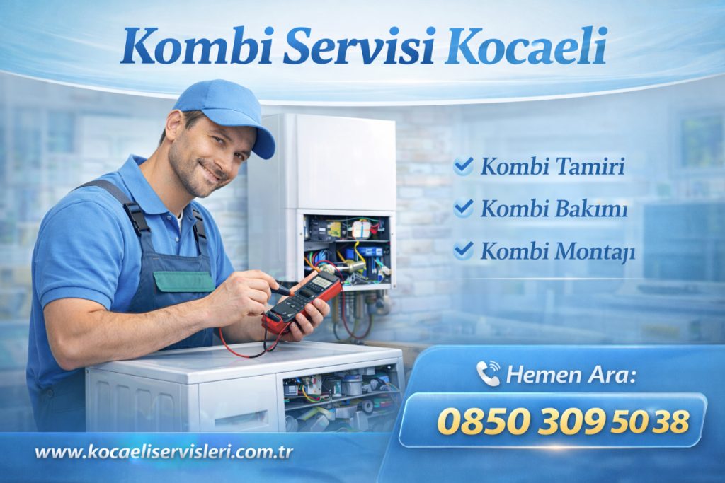 Kocaeli Demirdöküm kombi servisi teknisyeni kombi tamiri yaparken