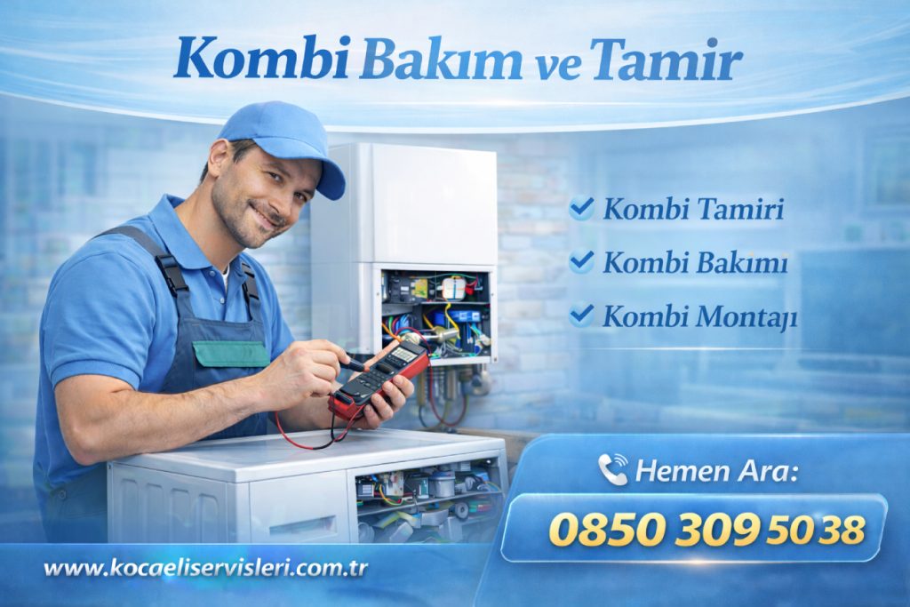 Demirdöküm kombi tamiri yapan teknik servis personeli